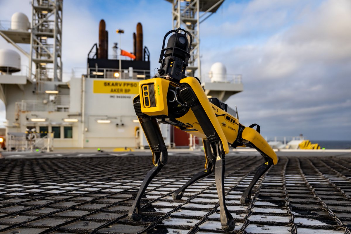 spot robot inspection industrie pétrolière aker bp