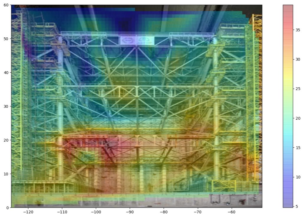 Carte de radiation Tchernobyl