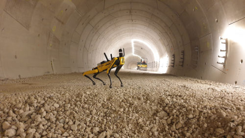 May 2022 – Grand Paris project: a tunnel scanned by Spot